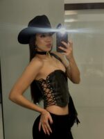 CORSET DEUSA COURO